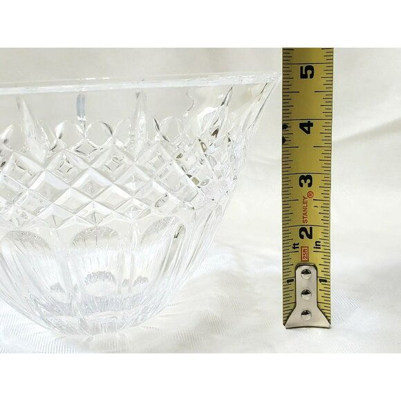 New Marquis Waterford Crystal Bowl Fruit Dessert Salad Serving Dish Germany 8" - Picture 15 of 16